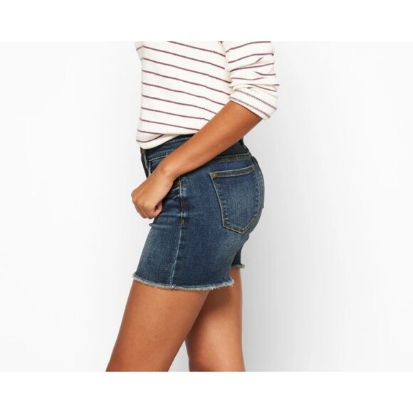 Judy Blue Cutoff Denim Shorts Lucas High Rise Womens Size XL - Picture 4 of 13